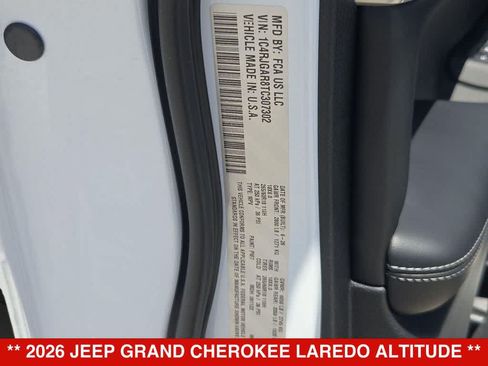 New 2026 Jeep Grand Cherokee Altitude RWD image 35