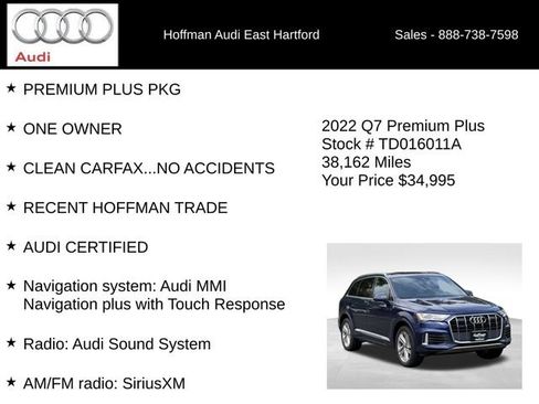 Used 2022 Audi Q7 3.0T Premium Plus AWD/4WD image 6