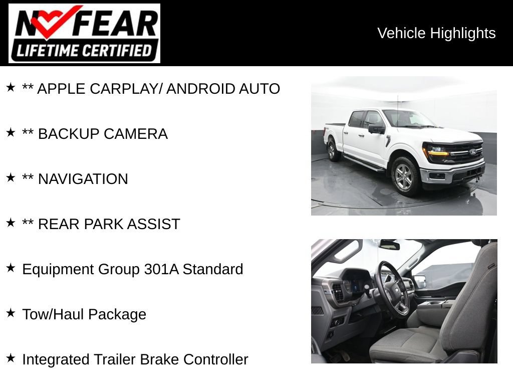 Used 2024 Ford F150 XLT w/ Tow/Haul Package AWD/4WD image 2