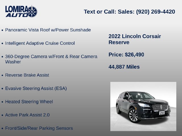 Used 2022 Lincoln Corsair Reserve AWD/4WD image 27