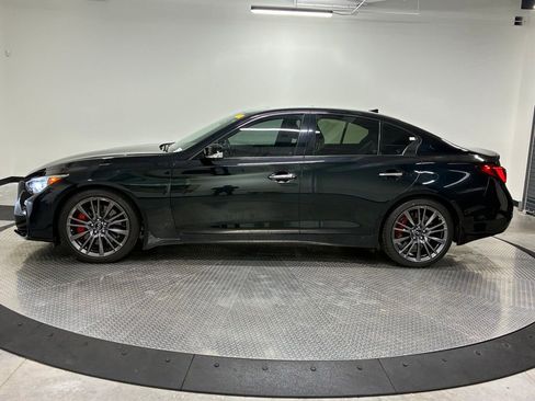 Used 2024 INFINITI Q50 Red Sport 400 w/ Black Opal Edition RWD image 2