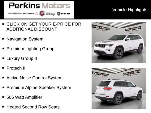 Used 2020 Jeep Grand Cherokee Limited w/ Luxury Group II AWD/4WD image 7