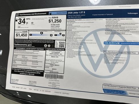 New 2026 Volkswagen Jetta S image 40