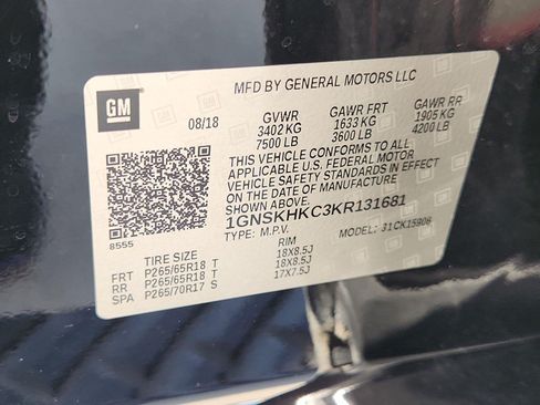 Certified 2019 Chevrolet Suburban LT AWD/4WD image 35