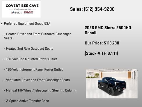 New 2026 GMC Sierra 2500 Denali w/ Denali Reserve Package AWD/4WD image 20