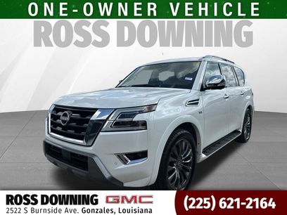 Used 2021 Nissan Armada Platinum w/ Captain's Chairs Package