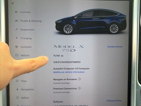 Used 2018 Tesla Model X 75D AWD/4WD image 12
