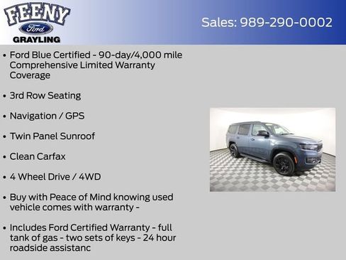 Used 2024 Jeep Wagoneer Series II AWD/4WD image 4
