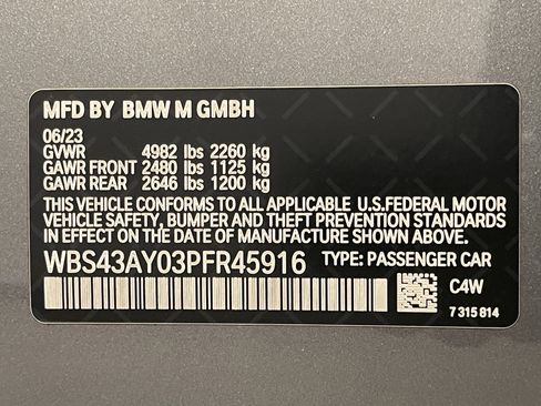 Certified 2023 BMW M3 Competition w/ Executive Package AWD/4WD image 25