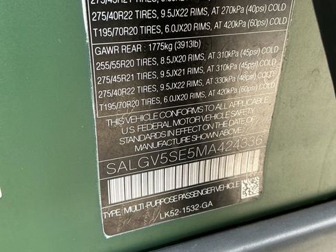 Used 2021 Land Rover Range Rover Long Wheelbase Autobiography image 33