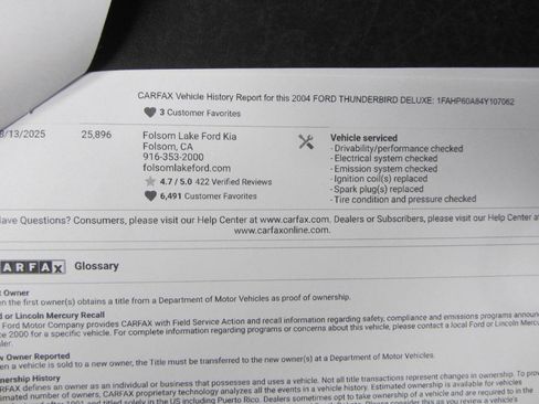 Used 2004 Ford Thunderbird Deluxe image 42