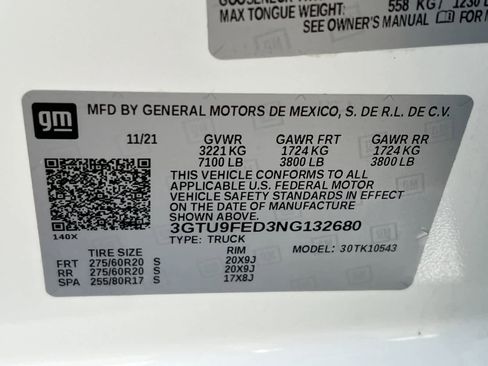 Used 2022 GMC Sierra 1500 Denali w/ Technology Package image 31