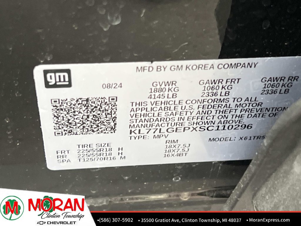 Used 2025 Chevrolet Trax RS w/ Driver Confidence Package FWD image 18