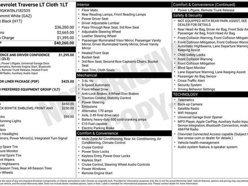 Used 2022 Chevrolet Traverse LT FWD image 5