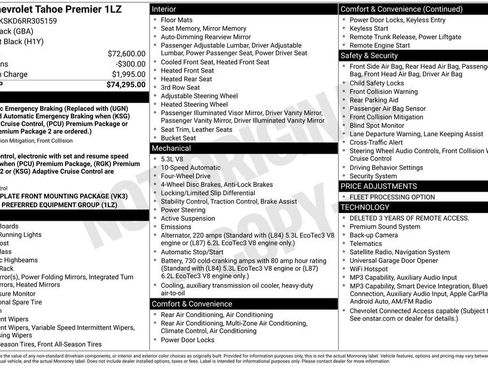 Used 2024 Chevrolet Tahoe Premier AWD/4WD image 8