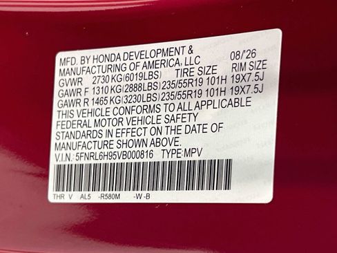 New 2027 Honda Odyssey Elite image 32