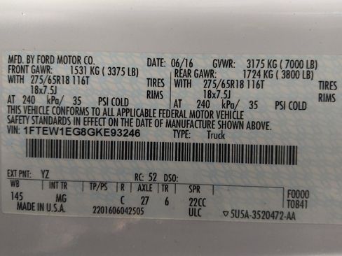 Used 2016 Ford F150 XLT w/ Equipment Group 302A Luxury AWD/4WD image 33