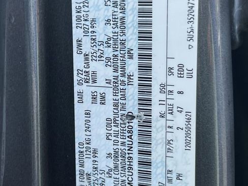 Used 2022 Ford Escape SEL w/ SEL Stealth AWD Package image 27