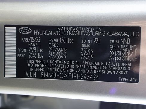 Certified 2023 Hyundai Tucson SEL w/ Convenience Package image 42