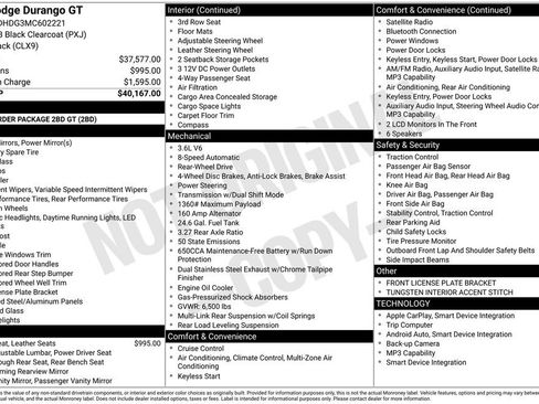 Used 2021 Dodge Durango GT image 39