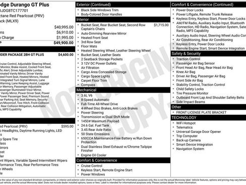 New 2026 Dodge Durango GT AWD/4WD image 6