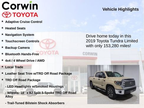 Used 2019 Toyota Tundra Limited AWD/4WD image 6