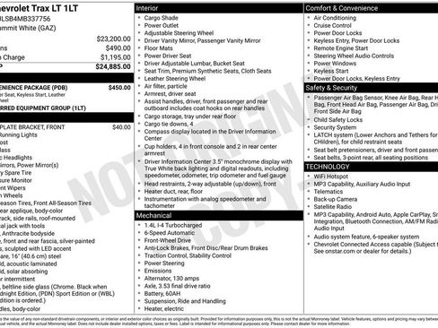 Certified 2021 Chevrolet Trax LT w/ LT Convenience Package FWD image 4