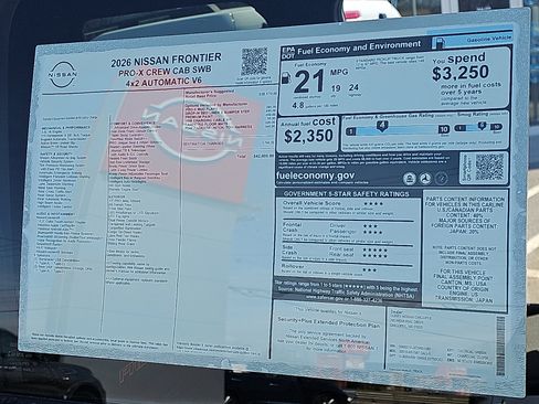 New 2026 Nissan Frontier Pro-X w/ Tow Package image 19