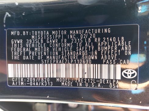 Used 2020 Toyota Corolla LE image 37