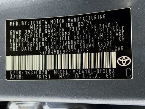 Certified 2024 Toyota Corolla LE FWD image 16