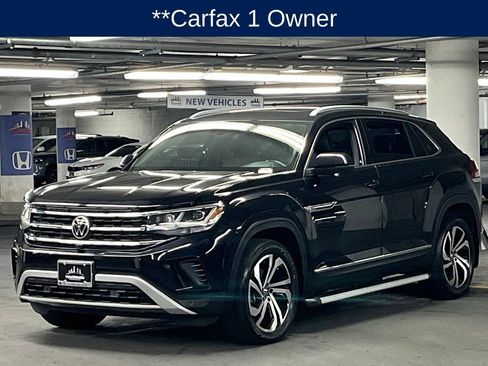 Certified 2021 Volkswagen Atlas Cross Sport SEL Premium w/ Cross Sport MDO Package AWD/4WD image 3