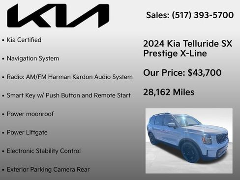 Used 2024 Kia Telluride SX Prestige X-Line AWD/4WD image 7