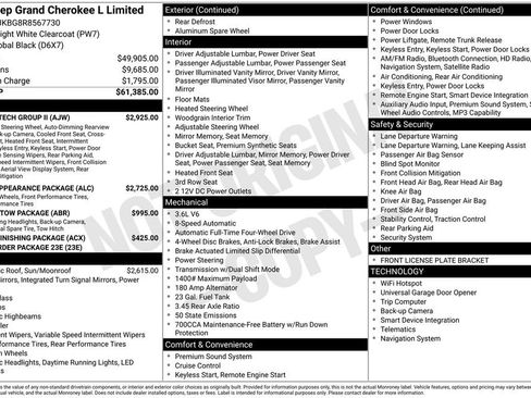 Used 2024 Jeep Grand Cherokee L Limited w/ Luxury Tech Group II AWD/4WD image 22