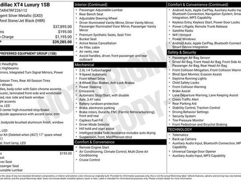 Certified 2024 Cadillac XT4 Luxury FWD image 7