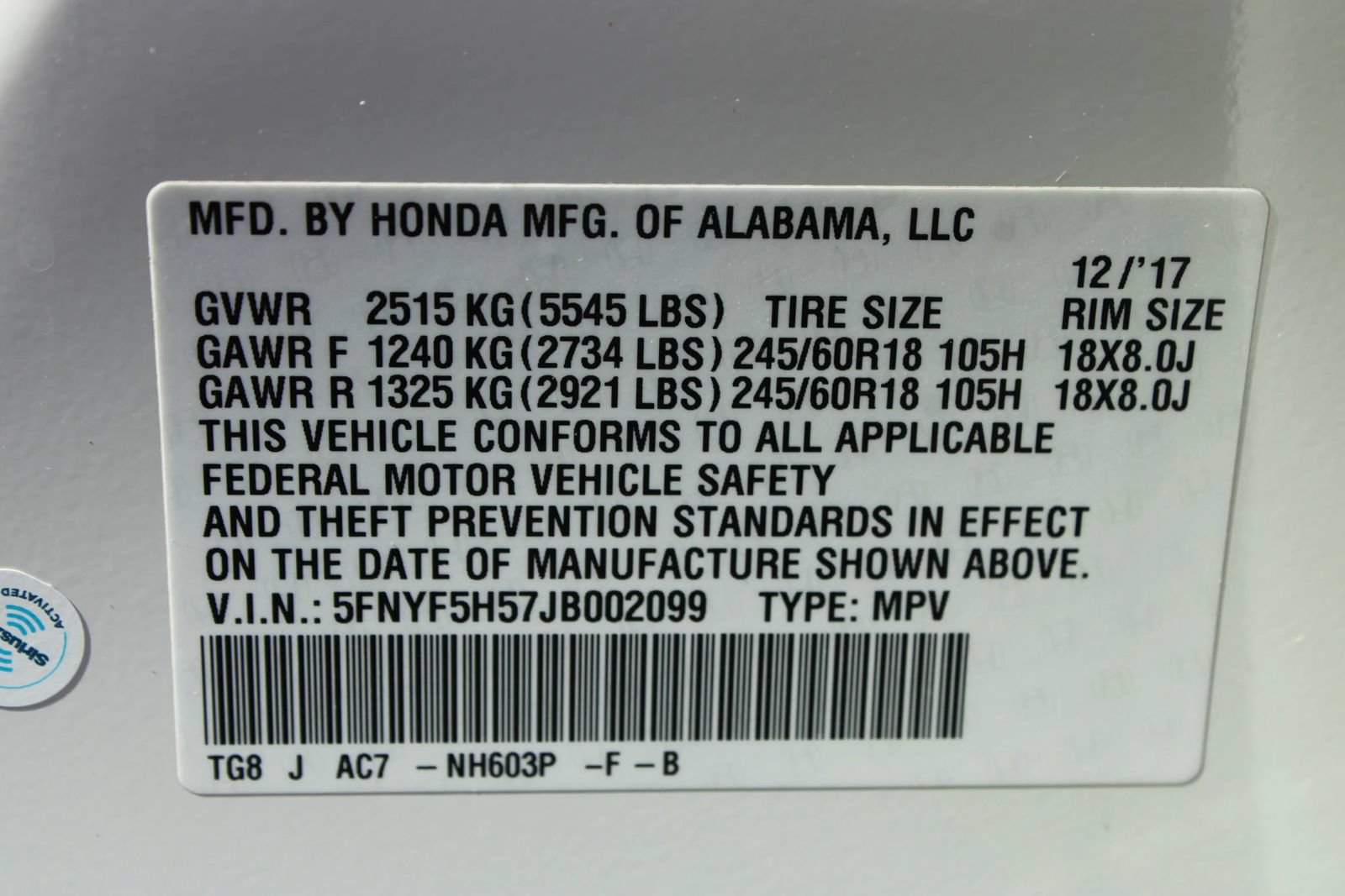 Used 2018 Honda Pilot EX-L image 9