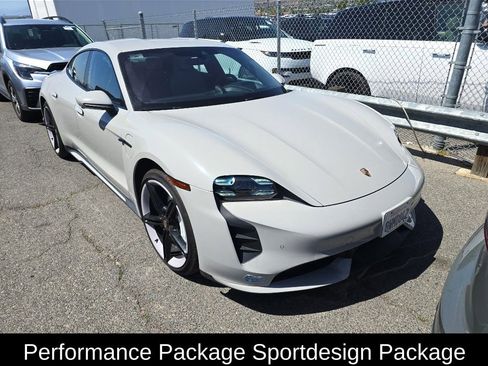 Used 2021 Porsche Taycan Turbo w/ Sportdesign Package AWD/4WD image 1