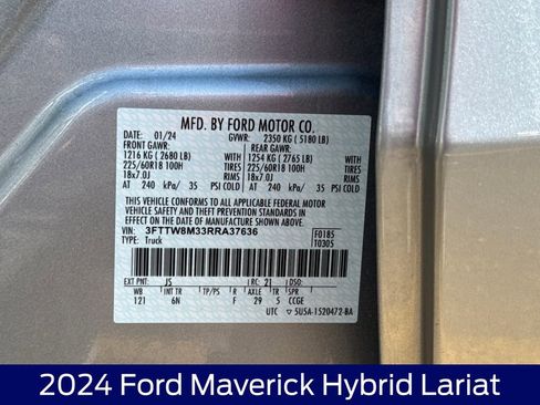 Certified 2024 Ford Maverick Lariat image 29