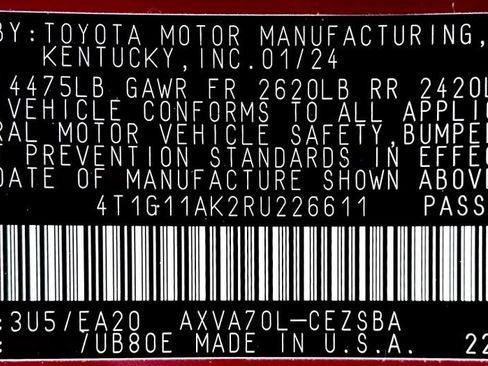Certified 2024 Toyota Camry SE w/ Cold Weather Package FWD image 24