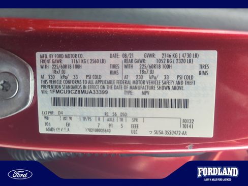 Used 2021 Ford Escape SEL w/ Technology Package AWD/4WD image 25