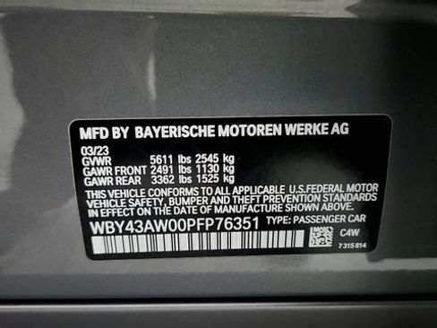 Used 2023 BMW i4 eDrive35 w/ Premium Package RWD image 77