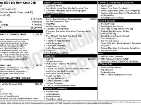 Used 2021 RAM 1500 Big Horn AWD/4WD image 7