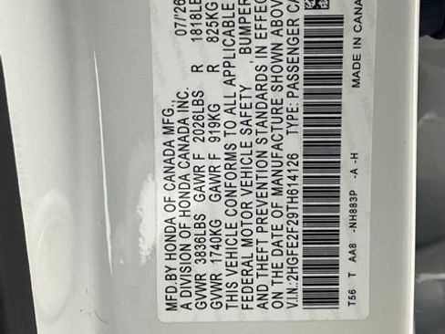 Used 2026 Honda Civic LX image 14