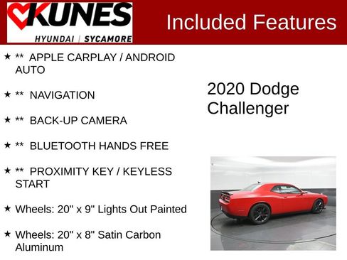 Used 2020 Dodge Challenger R/T w/ Plus Package RWD image 2