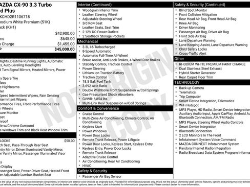Certified 2024 MAZDA CX-90 3.3 Turbo w/ Preferred Plus AWD/4WD image 15
