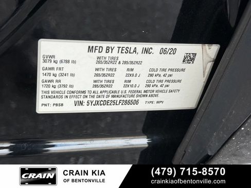 Used 2020 Tesla Model X Long Range AWD/4WD image 30