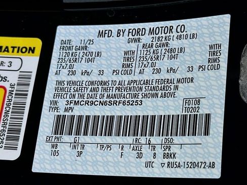 New 2025 Ford Bronco Sport Outer Banks w/ Sasquatch Outer Banks Package image 17