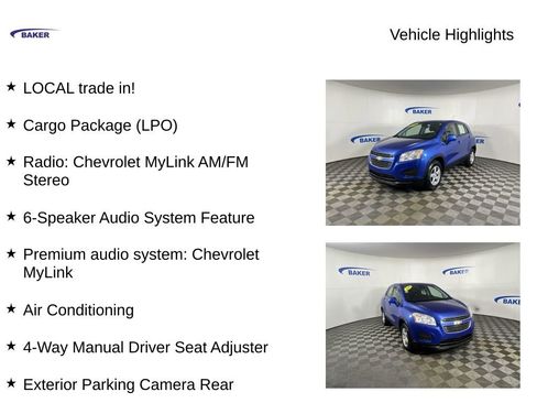 Used 2016 Chevrolet Trax LS w/ LPO, Cargo Package image 4