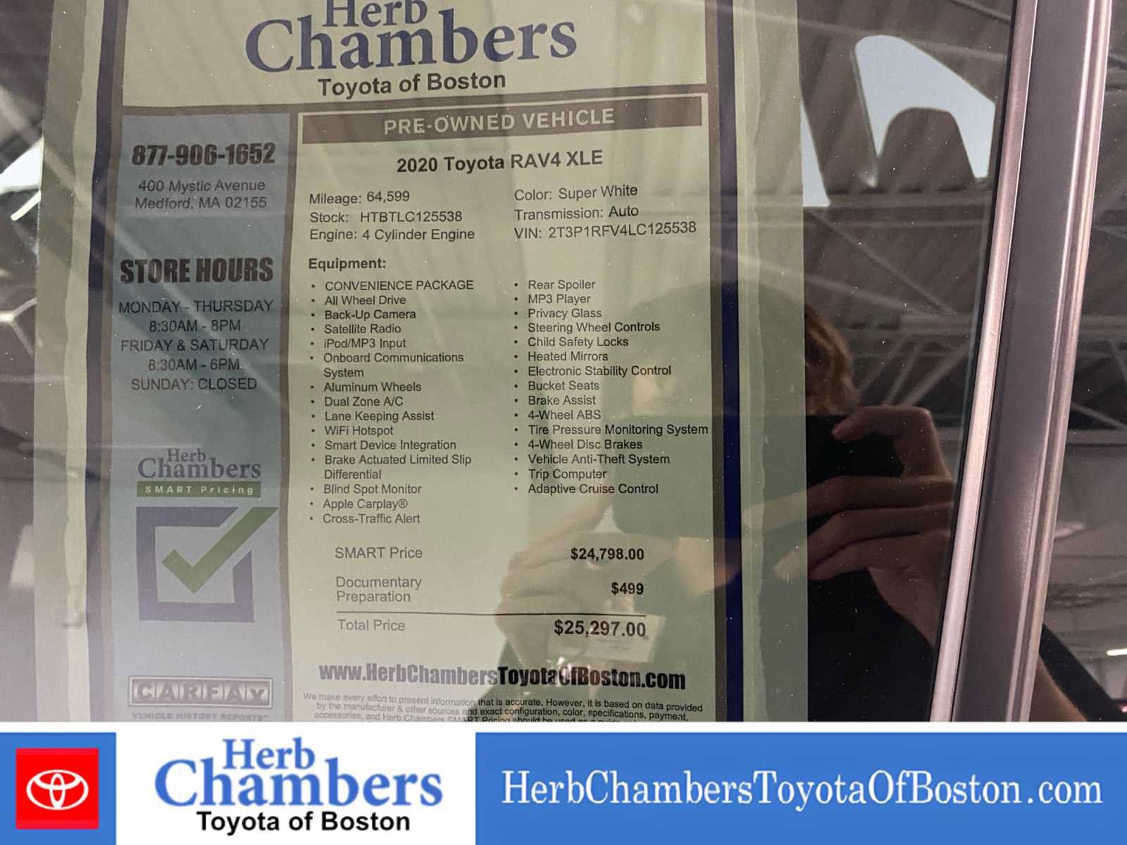Used 2020 Toyota RAV4 XLE w/ Convenience Package AWD/4WD image 14