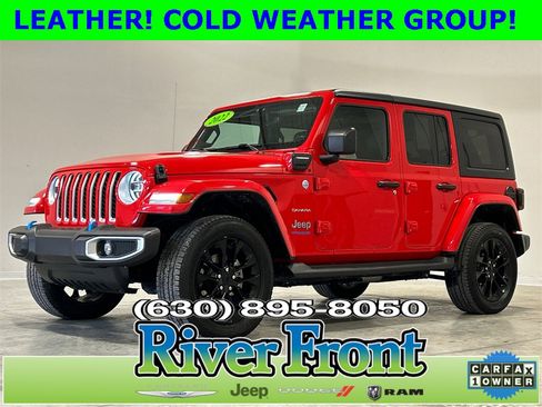Used 2022 Jeep Wrangler Unlimited Sahara w/ Cold Weather Group image 1
