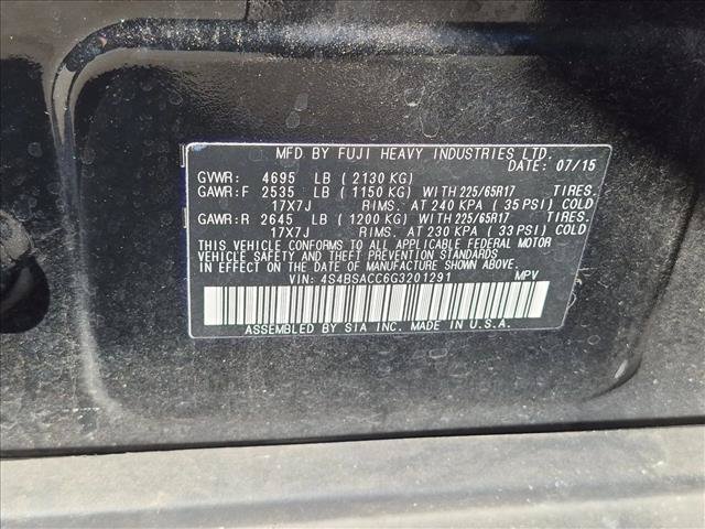 Used 2016 Subaru Outback 2.5i Premium w/ Popular Package #2 AWD/4WD image 13